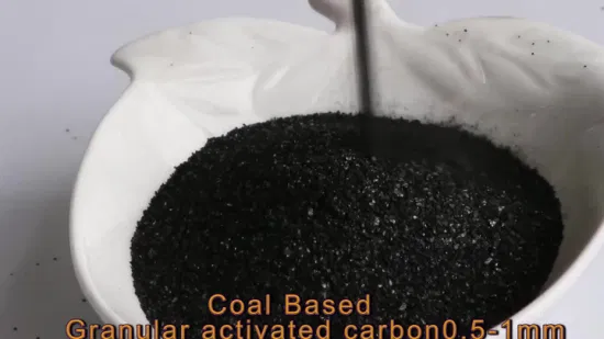 Carbón activado granular a base de carbón con alto valor de yodo para la extracción de oro